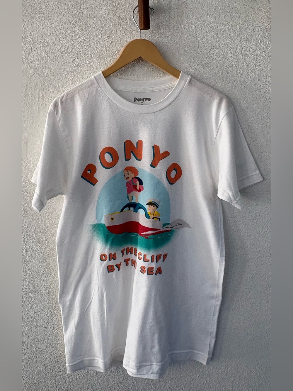 Studio Ghibli® Ponyo On The Cliff By The Sea White Tee - NWT - Size L